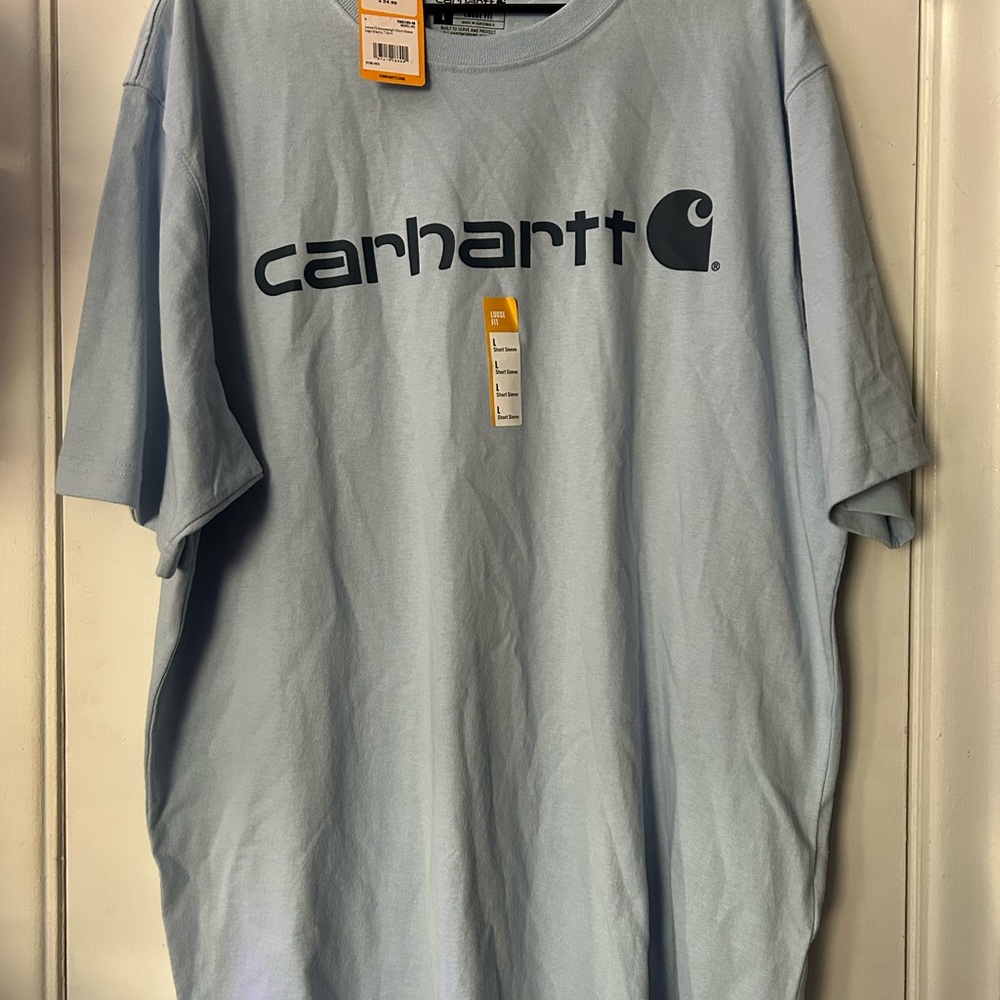 Carhartt Men's Sky Blue Short Sleeve Tee